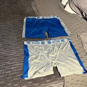 Astor Men’s Mesh Compression Style Boxer Briefs (Men’s XL)